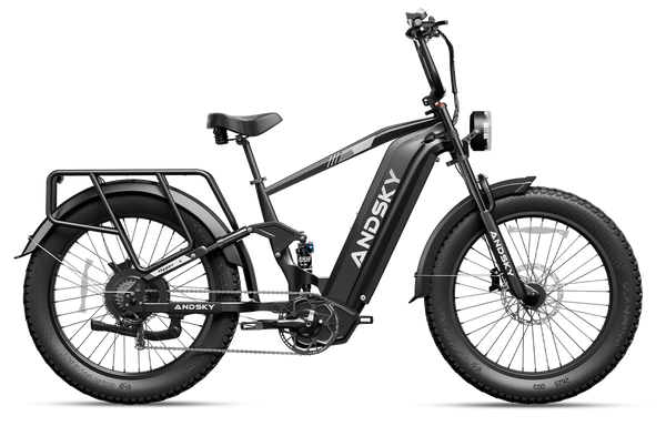 Andsky Hyper X 60V 25Ah Electric Mountain Bike - Glacier White