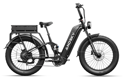 Rover X 60V 50Ah Samsung Step-Through Bike | Triple Suspension | Fat Tires | High & Low Beam | Hydraulic Brakes