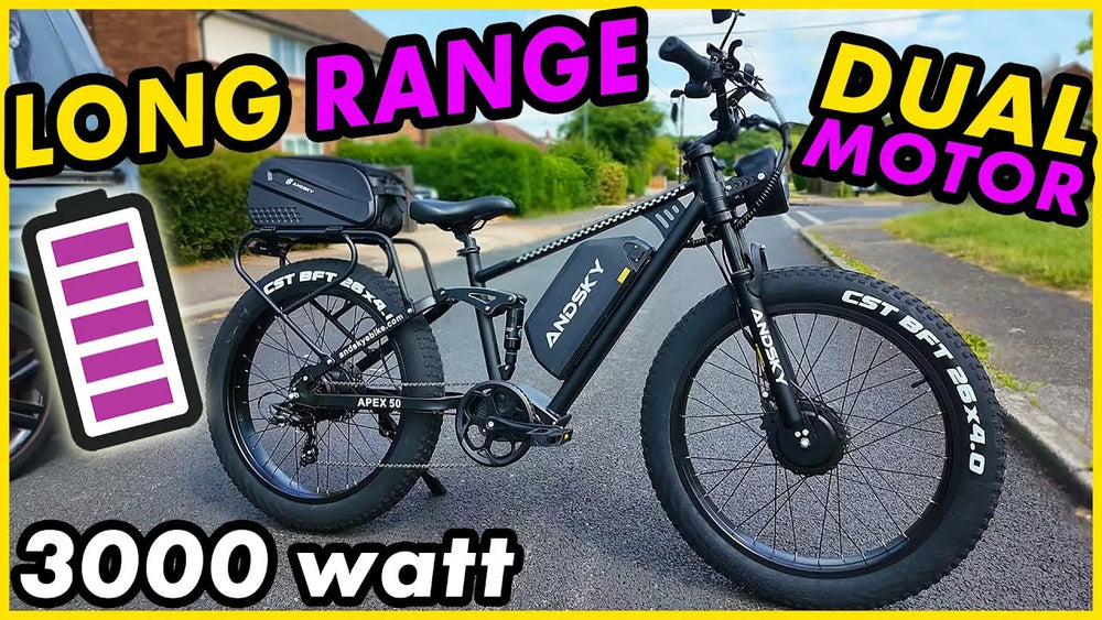 Long-Range Adventure E-bike - 3000 watt AWD Dual-Motor Review